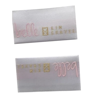 크로 셰 뜨개질 브랜드 상표 레이블